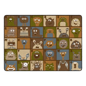 Natural Monster Seating Rug (6' W x 8' 4" L)