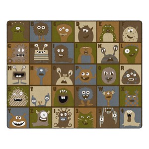 Natural Monster Seating Rug (10' 9" W x 13' 2" L)