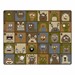 Natural Monsters Seating Rug (10' 9" W x 13' 2" L)