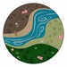 Nature Discovery Nursery Rug (6' Diameter)