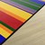 Primary Color Striped Classroom Rug