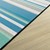 Contemporary Color Striped Classroom Rug - Rectangle - Edges