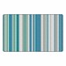 Contemporary Color Striped Classroom Rug - Rectangle (7' 6" W x 12' L)