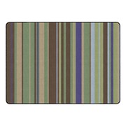 Natural Color Striped Classroom Rug