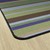 Natural Color Striped Classroom Rug - Rectangle - Edges