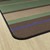 Natural Color Striped Classroom Rug - Edges