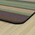Natural Color Striped Classroom Rug - Edges