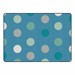 Contemporary Color Polka Dot Classroom Rug