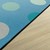 Contemporary Color Polka Dot Classroom Rug - Rectangle - Edges