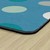 Contemporary Color Polka Dot Classroom Rug - Rectangle - Backing