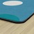Contemporary Color Polka Dot Classroom Rug - Backing