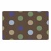 Natural Color Polka Dot Classroom Rug - Rectangle (7' 6" W x 12' L)