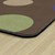 Natural Color Polka Dot Classroom Rug - Rectangle - Edges
