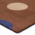 Natural Polka Dot Classroom Rug - Corner