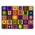 Primary Color Cog Seating Classroom Rug