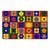 Primary Color Cog Seating Classroom Rug