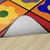 Primary Color Cog Seating Classroom Rug - Backing