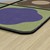Natural Color Cog Seating Classroom Rug - Edges