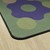 Natural Color Cog Border Classroom Rug - Edges