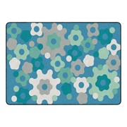 Contemporary Color Big Cogs Classroom Rug