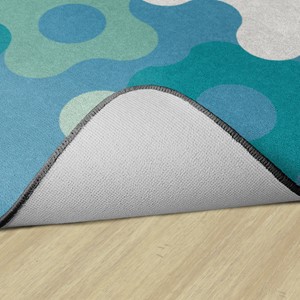 Contemporary Color Big Cogs Classroom Rug