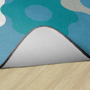 Contemporary Color Big Cogs Classroom Rug