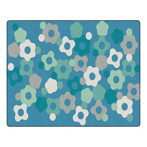 Contemporary Color Cog Classroom Rug - Rectangle (10' 6" W x 13' 2" L)