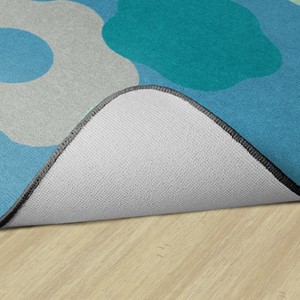 Contemporary Color Cog Classroom Rug