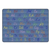 Primary Color Handwriting Classroom Rug