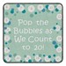 Pop The Bubbles Durable Rug - Square - Contemporary
