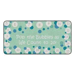 Pop The Bubbles Durable Rug - Rectangle - Contemporary