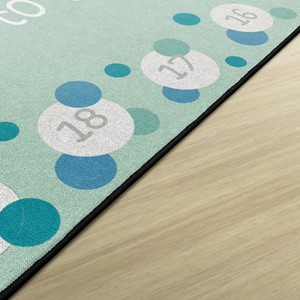 Pop The Bubbles Durable Rug - Edge