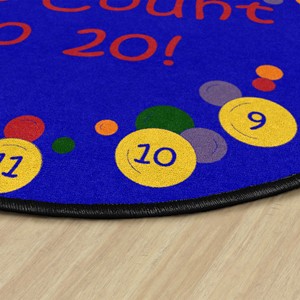 Pop The Bubbles Durable Rug - Edge