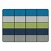 Shapes Accent Bold Squares Seating Rug (6' W x 8' 4" L)