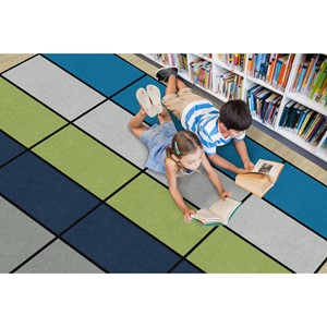 Shapes Accent Bold Squares Seating Rug