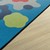 Shapes Accent Big Cogs Classroom Rug - Edge