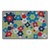 Shapes Accent Big Cogs Classroom Rug - Gray