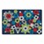 Shapes Accent Big Cogs Classroom Rug - Navy