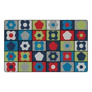 Shapes Accent Cog Seating Classroom Rug