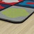 Shapes Accent Cog Seating Classroom Rug - Corner