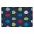 Shapes Accent Polka Dot Classroom Rug - Navy