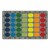 Shapes Accent Alphabet Seating Rug - Rectangle - Gray
