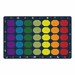 Shapes Accent Alphabet Seating Rug - Rectangle - Navy