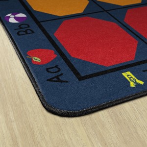 Shapes Accent Alphabet Seating Rug - Corner
