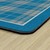 Shapes Accent Playful Plaid Classroom Rug - Corner