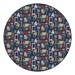 Abstract Accent Series Gaming Rug