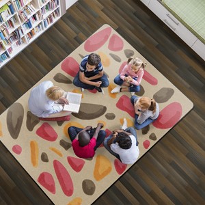 Explorer Series Rock Rug (6' W x 8' 4" L) - DESERT