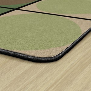 Explorer Series Ellipse Seating Rug (10' 6"W x 13' 2' L) - FOREST