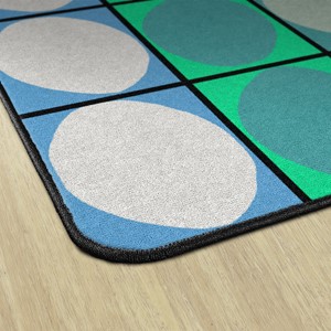 Explorer Series Ellipse Seating Rug (6' W x 8' 4"L) - DEEP SEA