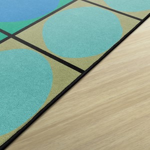 Explorer Series Ellipse Seating Rug (7' 6'  W x 12' L) - WETLANDS
